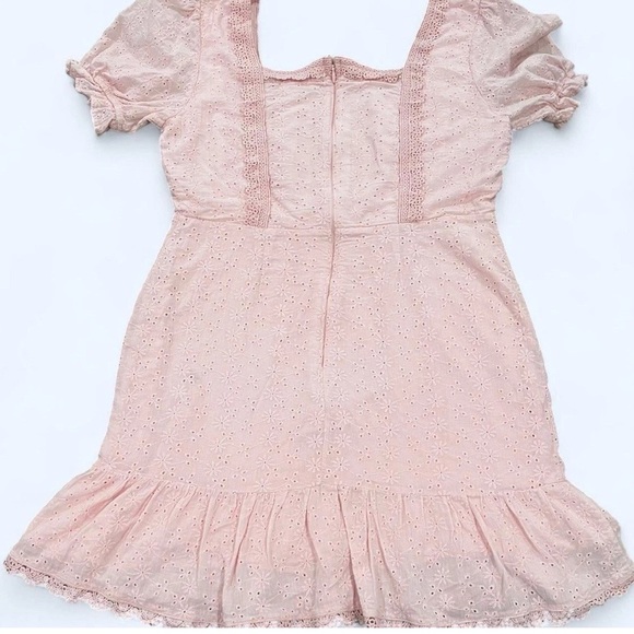 Altar'd State Light Pink Eyelet women Dress - Picture 1 of 4